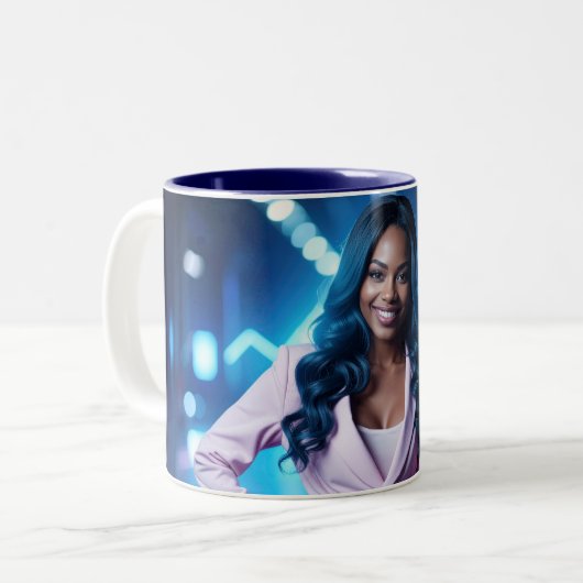 BE DIFFERENT ツートーンマグカップ (正面左)