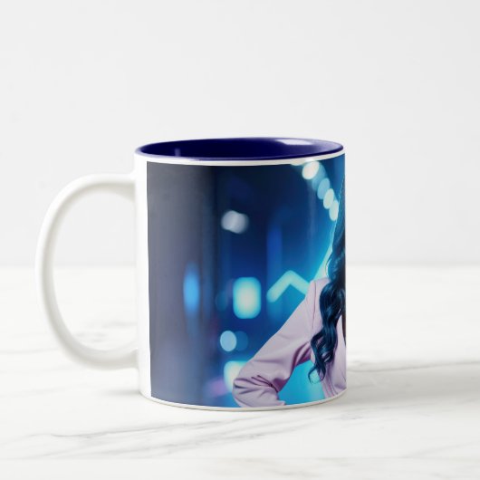 BE DIFFERENT ツートーンマグカップ (左)