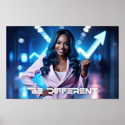 BE DIFFERENT ポスター (正面)