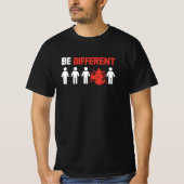 Be Different - Funny Drummer Tシャツ (正面)