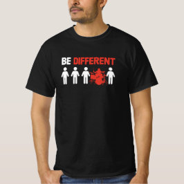 Be Different - Funny Drummer  Tシャツ
