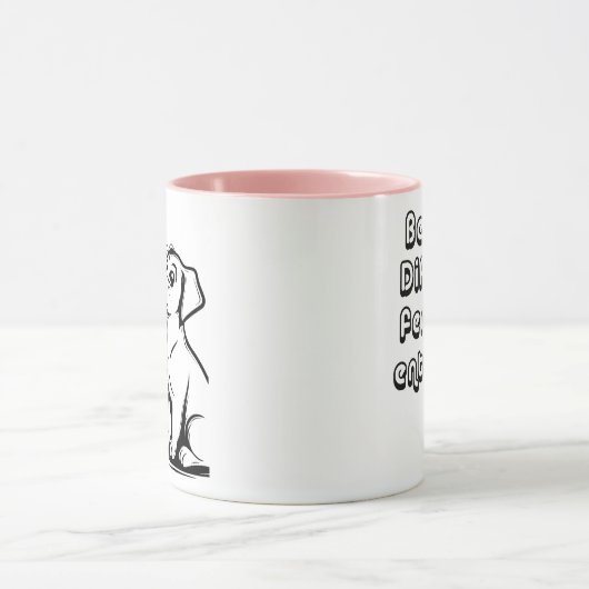 Be Different Smart Dog Mug – Inspiring Minimal Pet マグカップ (中央)