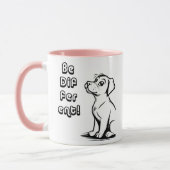 Be Different Smart Dog Mug – Inspiring Minimal Pet マグカップ (左)