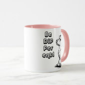 Be Different Smart Dog Mug – Inspiring Minimal Pet マグカップ (正面右)