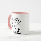 Be Different Smart Dog Mug – Inspiring Minimal Pet マグカップ (正面左)