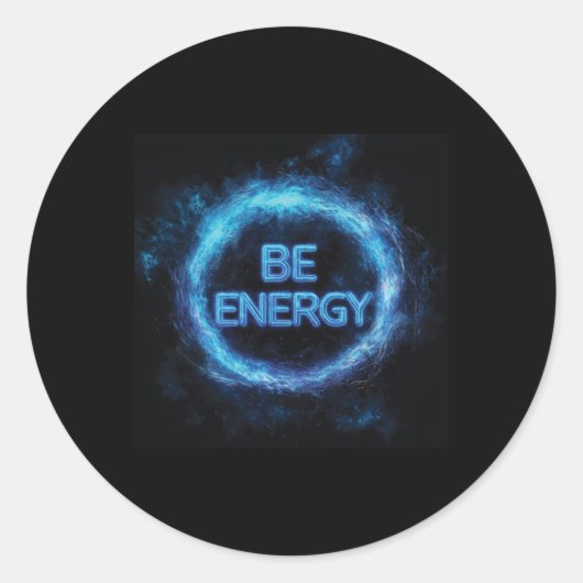 Be Energy (2)ステッカー ラウンドシール (正面)