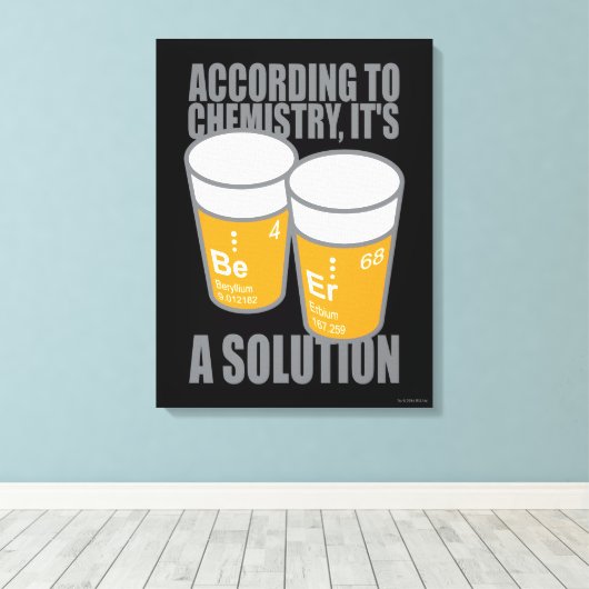 BE ER キャンバスプリント (インサイチュ (ウッドフロア))