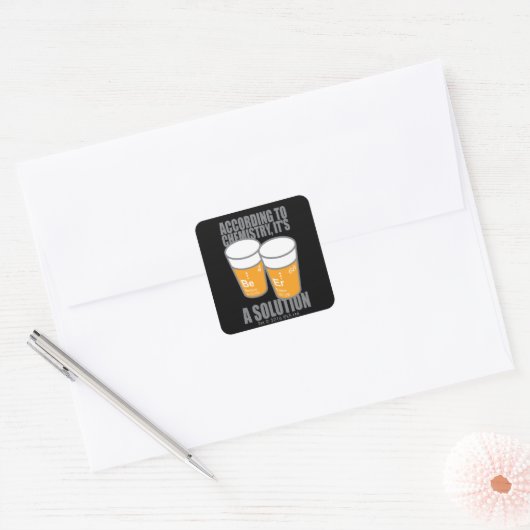 BE ER スクエアシール (封筒)