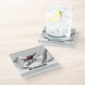 Be Fearless – スノーボーダー ガラスコースター (アングル)