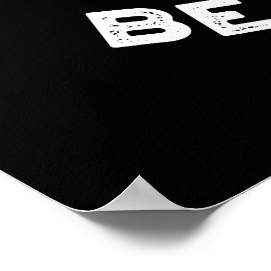 Be Frappey Frappuccino Pun Dark BG ポスター (角)