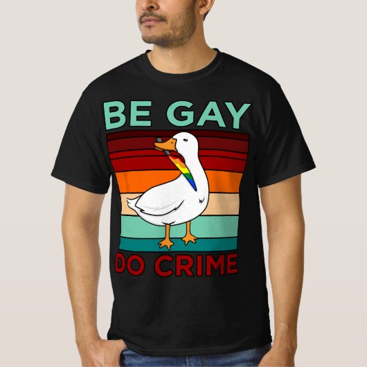 Be Gay Do Crime LGBTQ Pride Month Supporter Graphi Tシャツ (正面)