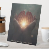 Be Gentle With Yourself 台座サイン (インサイチュ)