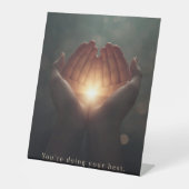 Be Gentle With Yourself 台座サイン (正面)