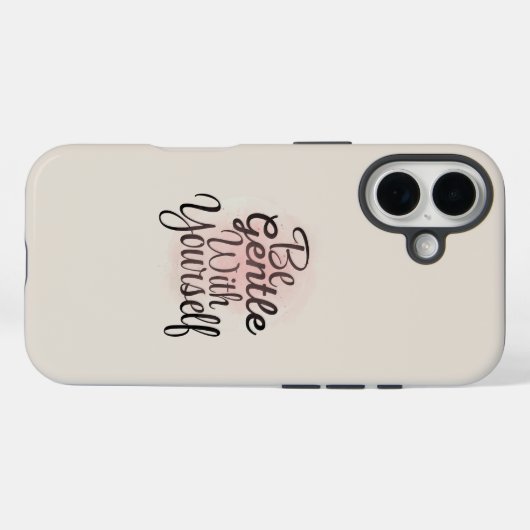 Be Gentle With Yourself iPhone Case  Case-Mate iPhoneケース (裏面 (横))