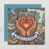 Be Gentle With Yourself Personalized Card シーズンカード (正面/裏面)