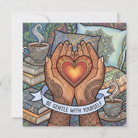 Be Gentle With Yourself Personalized Card シーズンカード (正面)