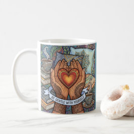 Be Gentle With Yourself Personalized Mug コーヒーマグカップ