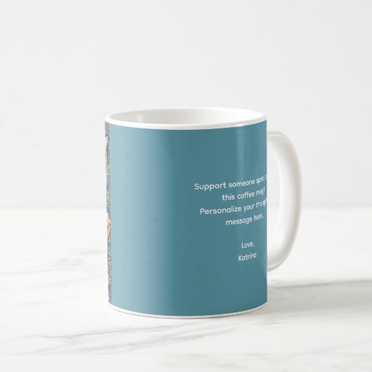 Be Gentle With Yourself Personalized Mug コーヒーマグカップ (正面右)
