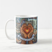 Be Gentle With Yourself Personalized Mug コーヒーマグカップ (左)