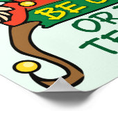 Be Good Saysクリスマス小妖精や小人 ポスター (角)