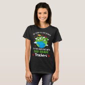 Be Good To Our Planet With 3rd Grade Teacher Earth Tシャツ (正面フル)