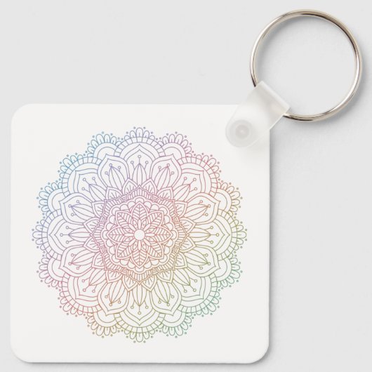 Be Grateful Mandala  キーホルダー (裏面)