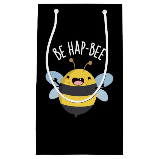 Be Hap-beeビーおもしろいプンダークBG スモールペーパーバッグ (正面)