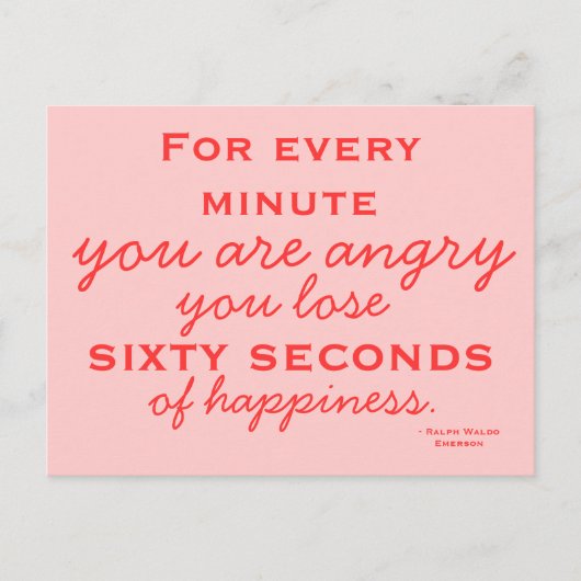 Be Happy – はがきやる気を起こさせる ポストカード (正面)