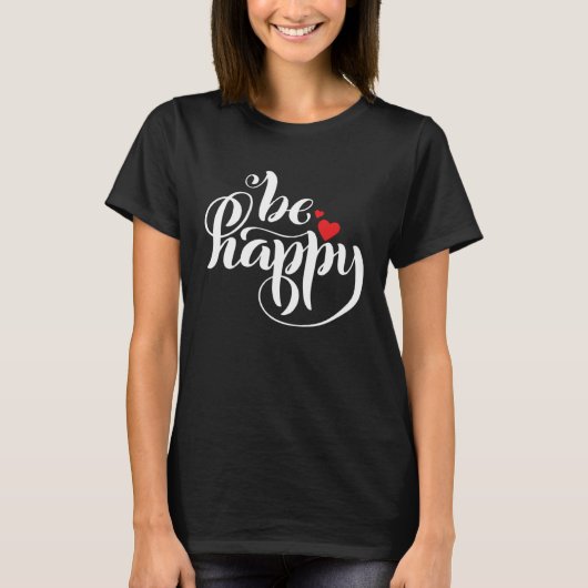 Be Happy Graphic Tシャツ (正面)