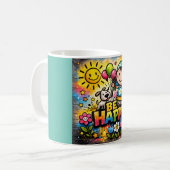 Be Happy Mug コーヒーマグカップ (正面左)