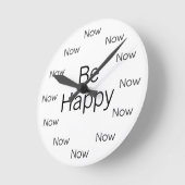 Be Happy Now is Zen(TM) 時計 (傾斜)