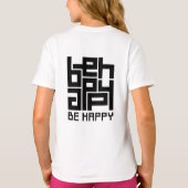 Be happy tシャツ (裏面)