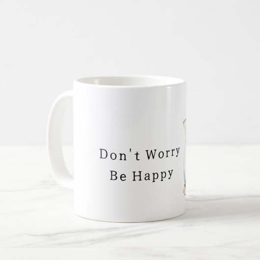 Be Happy Teapot コーヒーマグカップ (正面左)