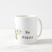 Be Happy Turtle コーヒーマグカップ (正面右)