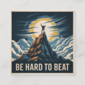 Be Hard To Beat スクエア名刺 (正面)
