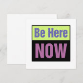 Be Here NOWへの招待 招待状 (正面/裏面)