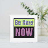Be Here NOWへの招待 招待状 (スタンド正面)