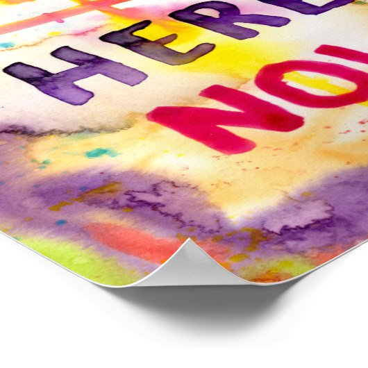 Be Here Nowポスター ポスター (角)