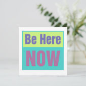 Be Here Now招待状 招待状 (スタンド正面)