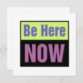 Be Here NOW招待状 招待状 (正面/裏面)
