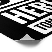 Be Here Tomorrow 予防とメンタルヘルスの意識向上 ポスター (角)