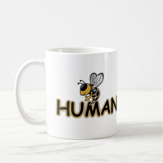 BE HUMAN コーヒーマグカップ (左)