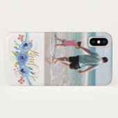 Be Humble and Kind青い水色の写真を撮カスタムる Case-Mate iPhoneケース (裏面(横))