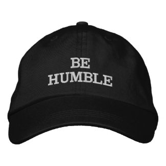 BE HUMBLE HAT 刺繍入りキャップ