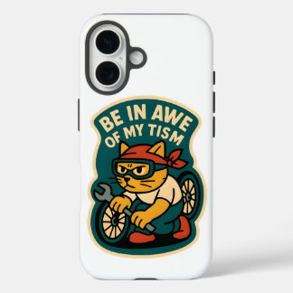 be in awe of my tism iPhone 16ケース
