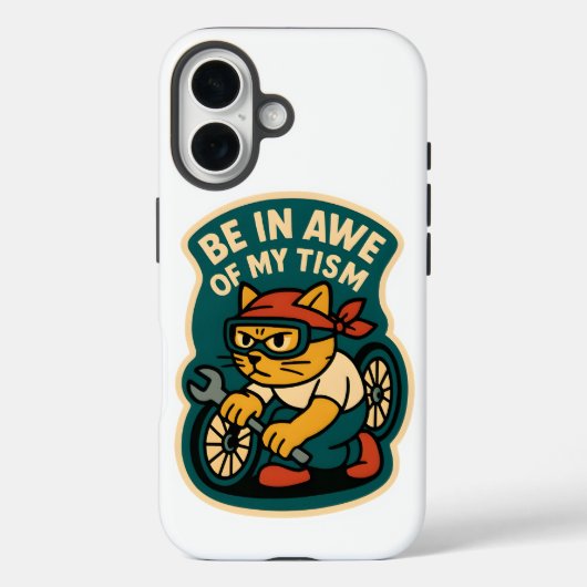 be in awe of my tism Case-Mate iPhoneケース (裏面)