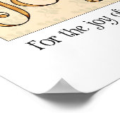 Be Joyful -ファインアートプリント ポスター (角)