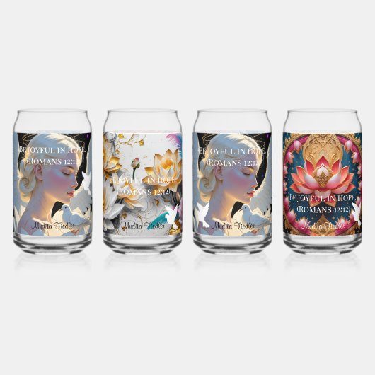 Be joyful in hope. (Romans 12:12) ガラス缶 (裏面)