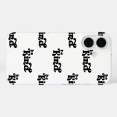 Be Kindミニマリスト - 太字ブラックの優しさ Case-Mate iPhoneケース (裏面 (横))
