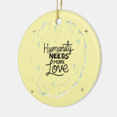 Be Kindリマインダーデザイン セラミックオーナメント (左)